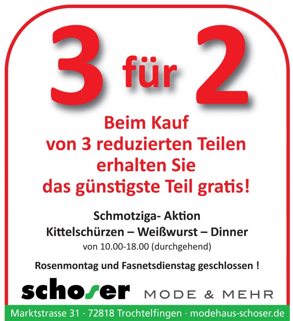 3 für 2